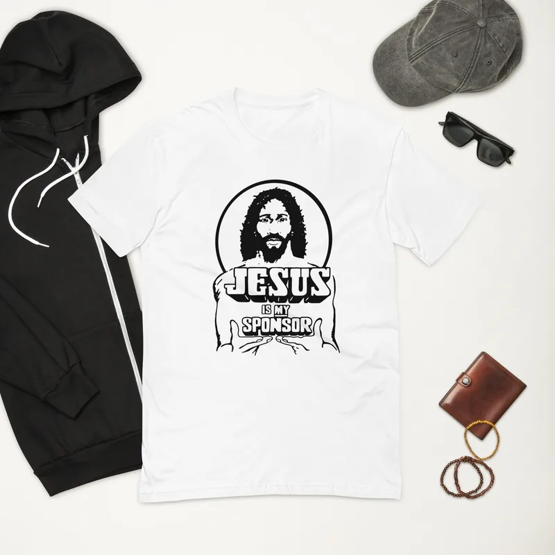 Jesus Is My Sponsor - Sobriety Shirt